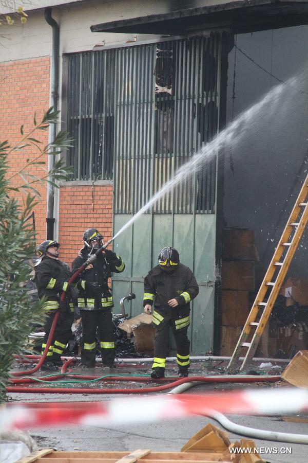 Italie: au moins quatre Chinois tués dans un incendie dans une usine à Prato (6)