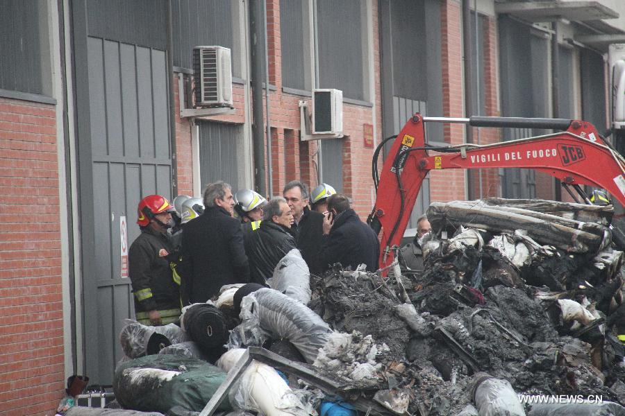 Italie: au moins quatre Chinois tués dans un incendie dans une usine à Prato (5)