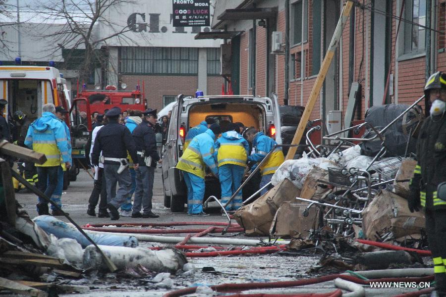 Italie: au moins quatre Chinois tués dans un incendie dans une usine à Prato (4)