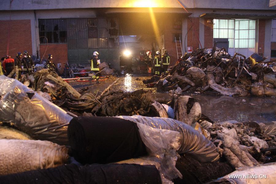 Italie: au moins quatre Chinois tués dans un incendie dans une usine à Prato (3)