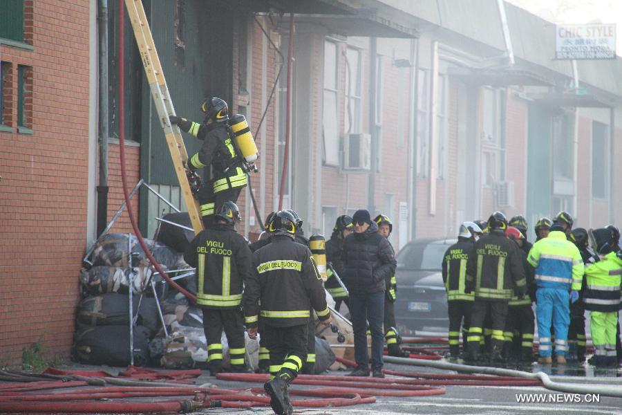 Italie: au moins quatre Chinois tués dans un incendie dans une usine à Prato