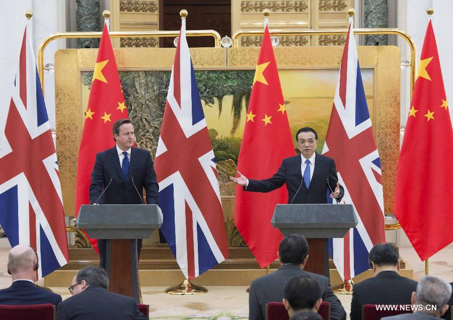 La Chine et la Grande-Bretagne renforceront leurs liens en matière d'économie et de hautes technologies