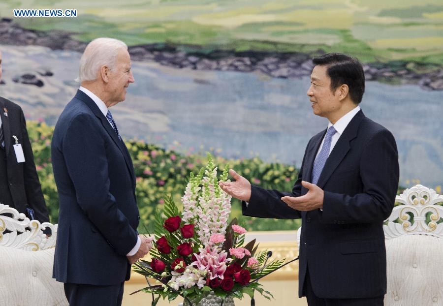 Le vice-président chinois rencontre son homologue américain (3)