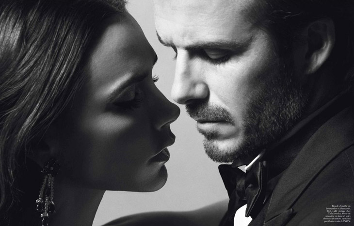 Le couple Beckham pose ensemble pour le numéro de Noël de Vogue Paris (8)