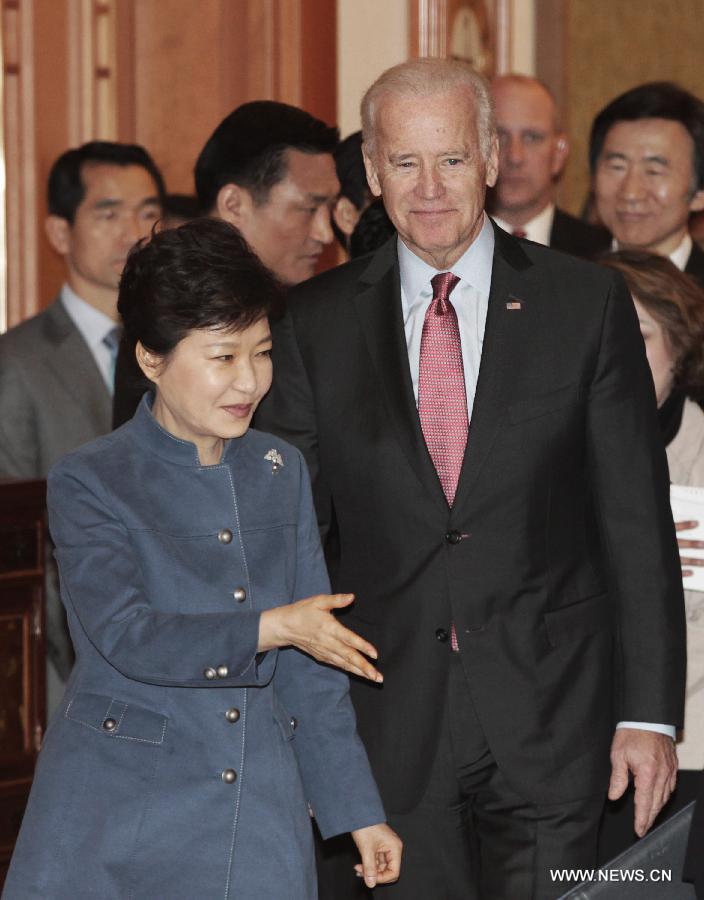 Park et Biden discutent de la RPDC et de la situation en Asie du Nord-Est  (2)