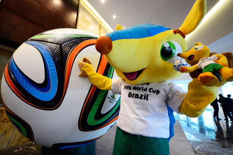La mascotte de la Coupe du Monde de foot 2014 en Chine