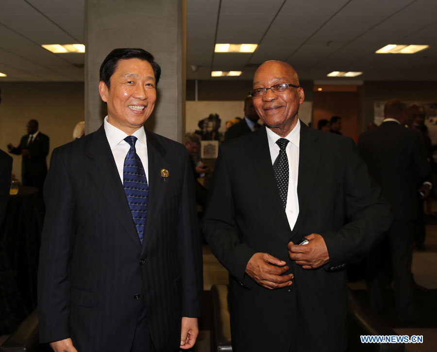 Le président sud-africain rencontre le vice-président chinois