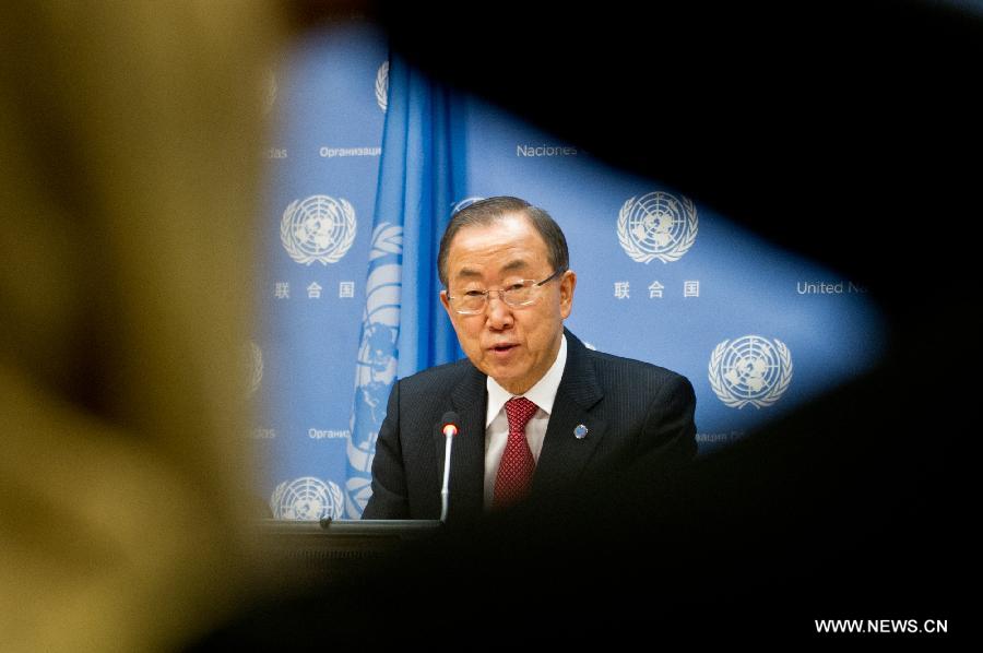 Ban Ki-moon appelle les dirigeants du monde à suivre l'exemple de Mandela pour oeuvrer à la paix (4)