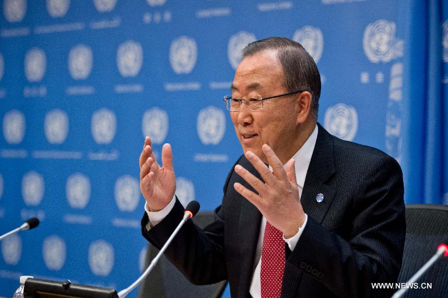 Ban Ki-moon appelle les dirigeants du monde à suivre l'exemple de Mandela pour oeuvrer à la paix (3)