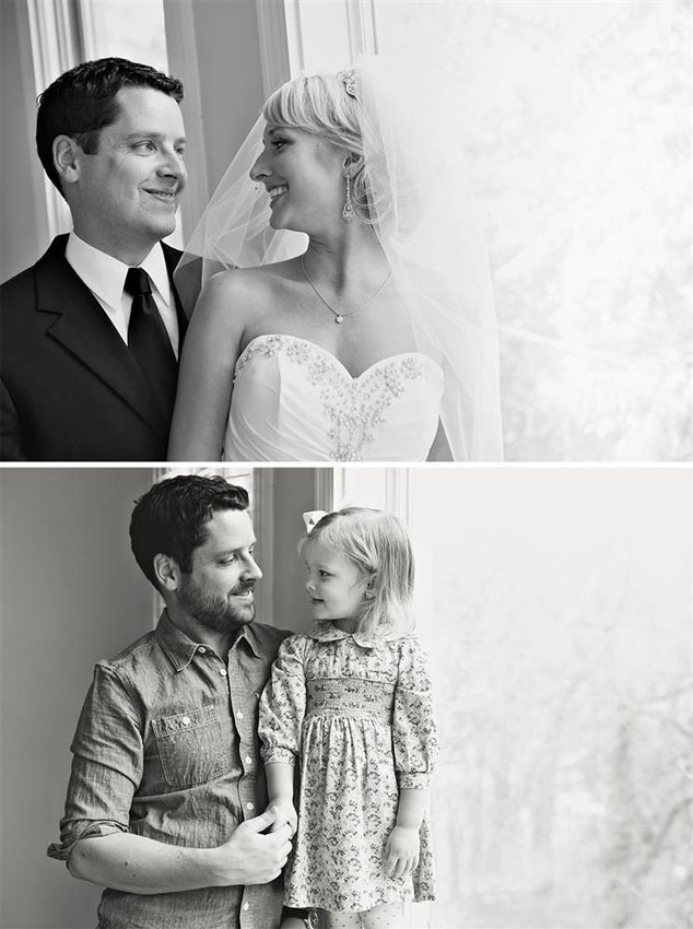 Un père devenu veuf refait ses photos de mariage avec sa fille de trois ans (5)