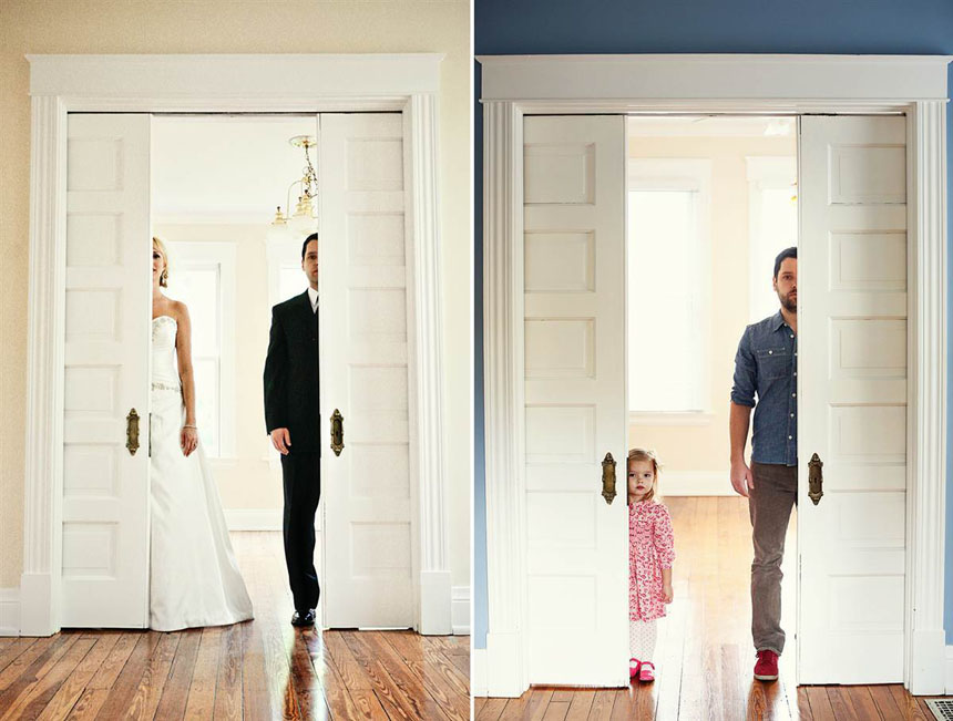 Un père devenu veuf refait ses photos de mariage avec sa fille de trois ans (2)