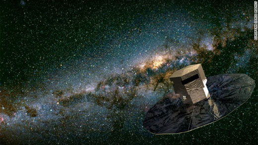 Le télescope Gaia part cartographier la Voie Lactée