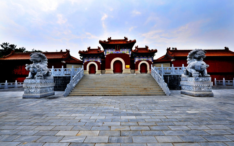 Le site touristique du Temple Baishui (5)