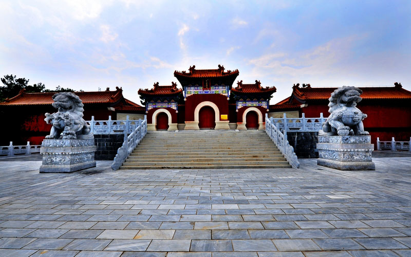 Le site touristique du Temple Baishui (2)