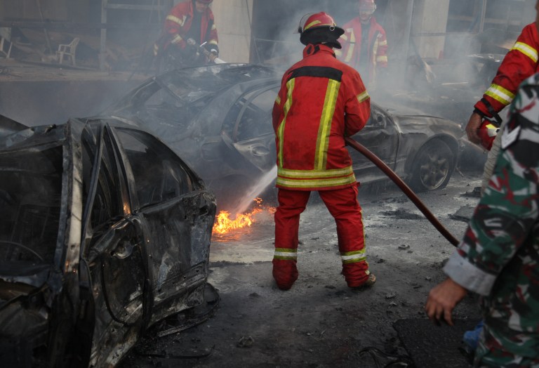 6 morts dans une attaque à la voiture piégée à Beyrouth (3)