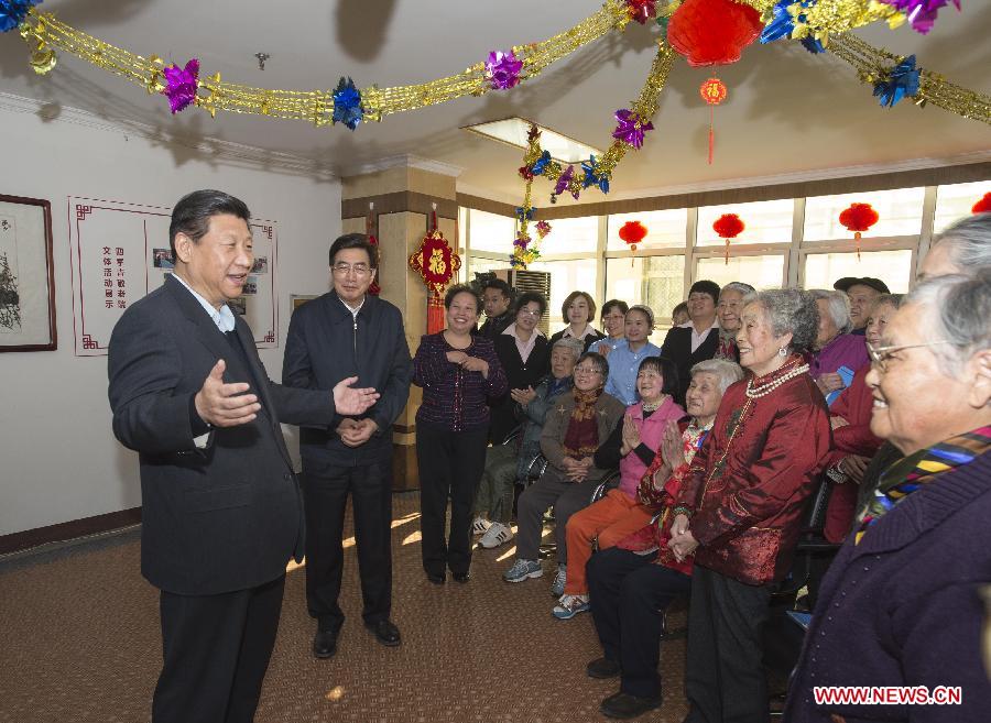 Xi Jinping adresse ses voeux de Nouvel An au personnel de première ligne et aux personnes âgées