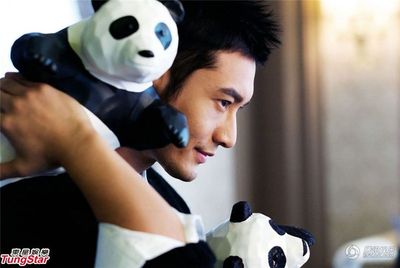 Zhou Xun pose pour sauver les pandas géants  (5)