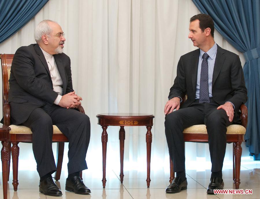 Entretien entre le président syrien et le ministre iranien des AE sur des problèmes régionaux