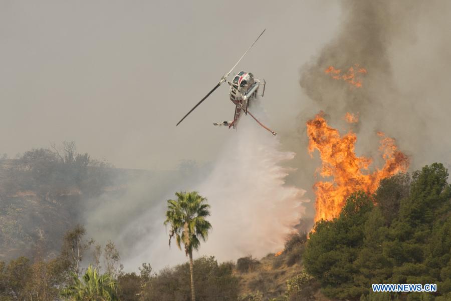 Photos - Incendie forestier à Los Angeles (6)