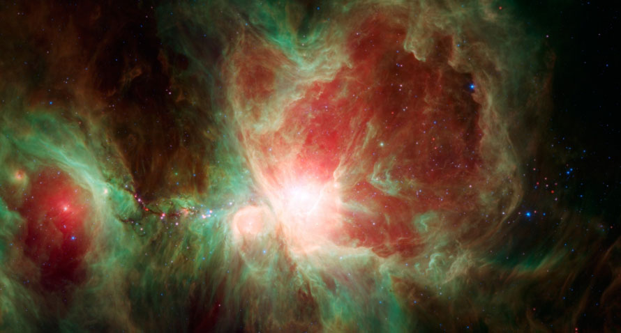 NASA : la nébuleuse d'Orion vue par le télescope spatial Spitzer