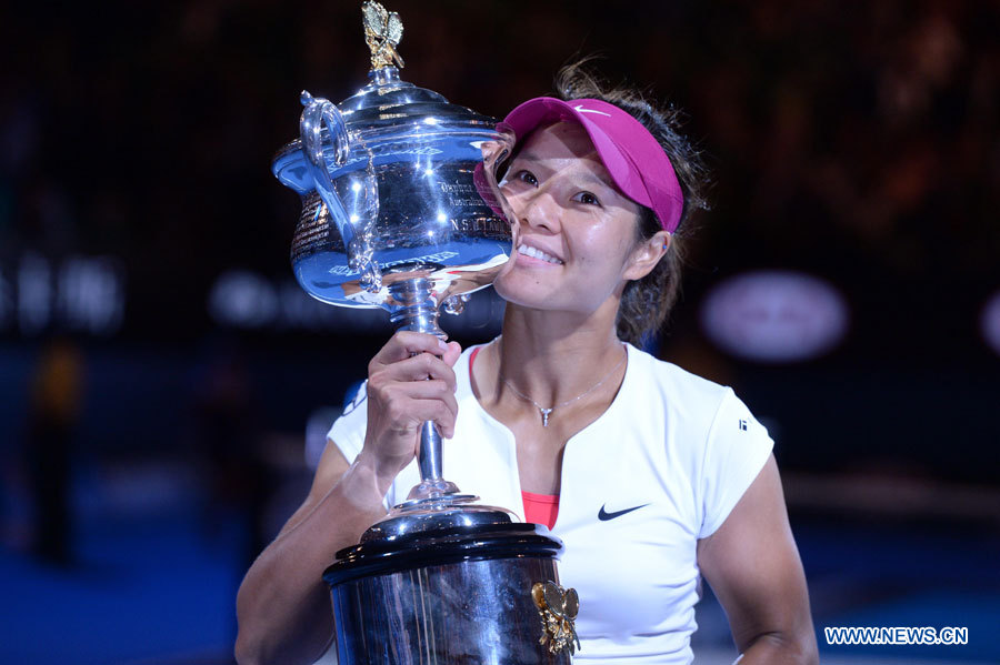 Tennis: La Chinoise Li Na remporte l'Open d'Australie