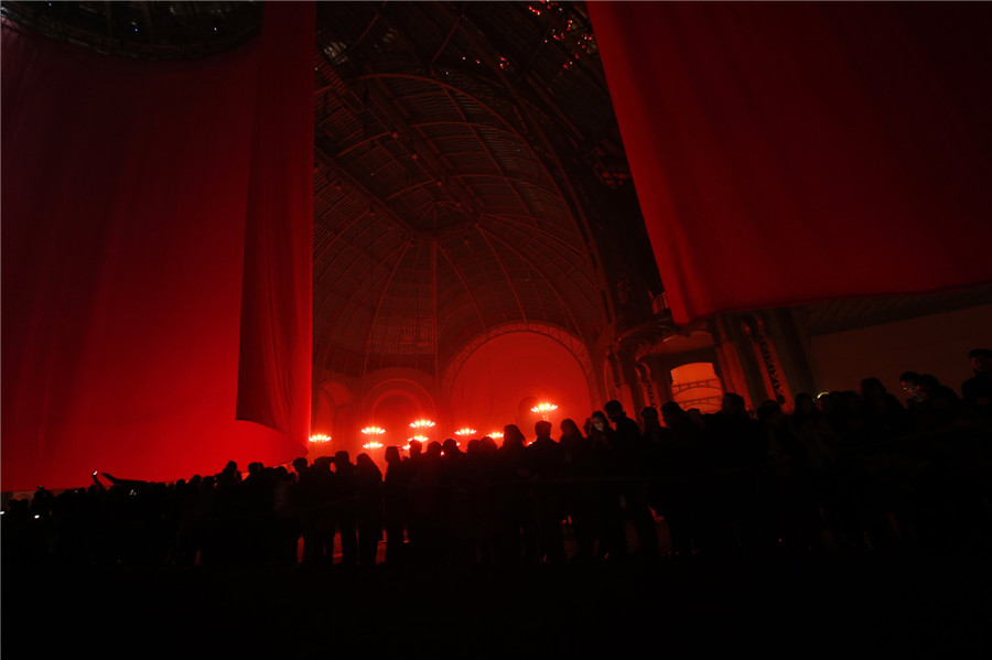 Le public a répondu présent pour assister à la "Nuit de Chine" au Grand Palais à Paris, le 27 janvier 2014.