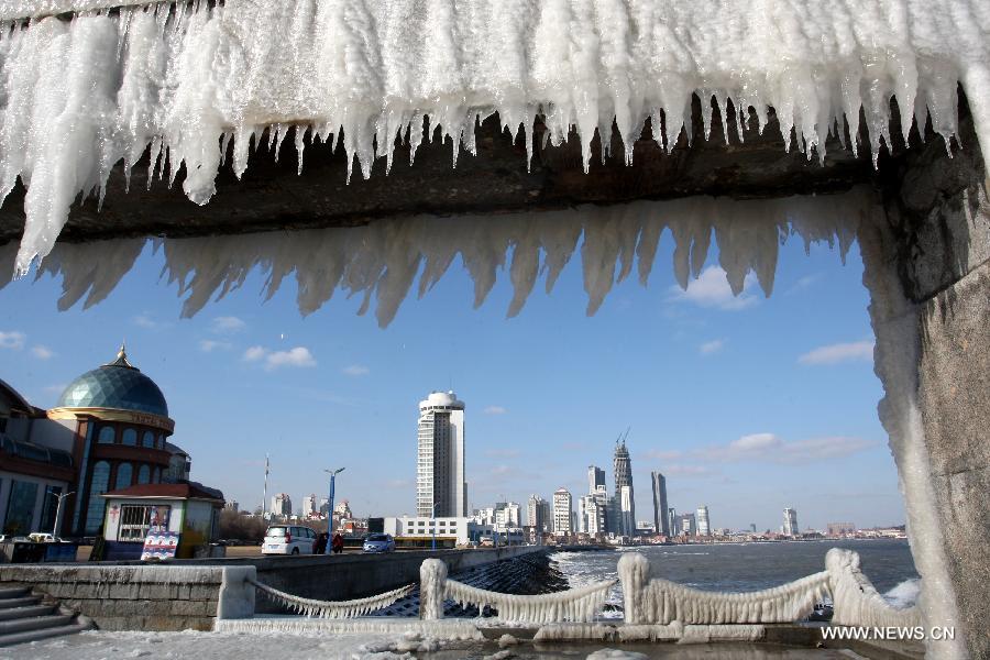 Alerte aux glaces de mer dans le nord-est de la Chine (6)