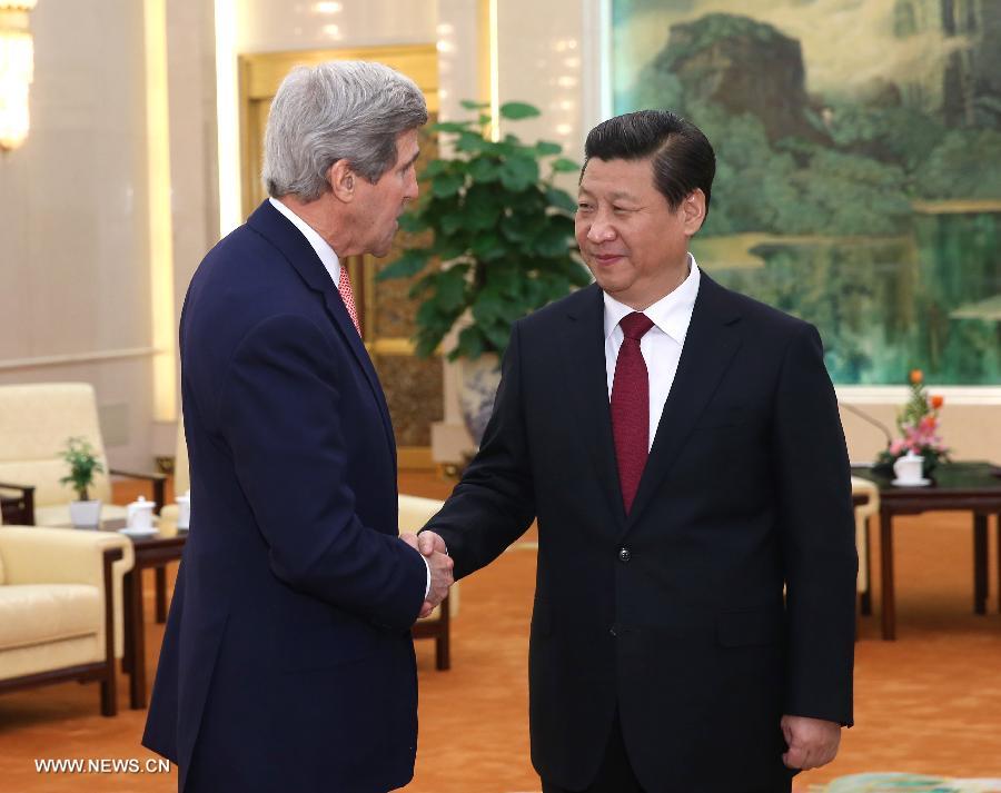 Le président chinois rencontre le secrétaire d'Etat américain
