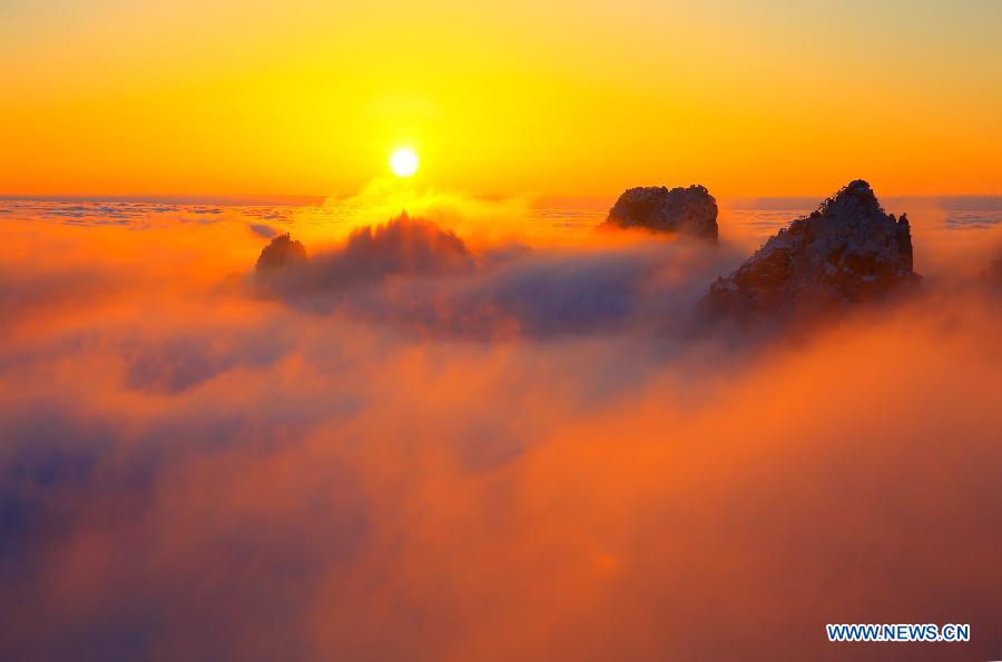 Chine: paysages magnifiques des monts Huang