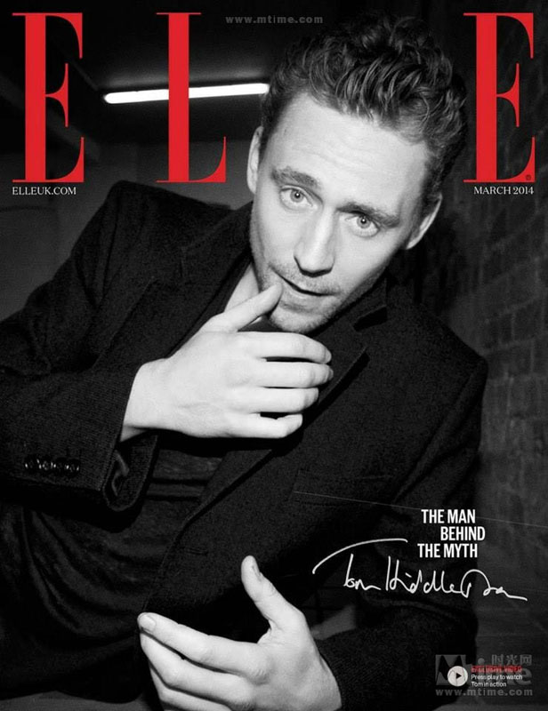 Elle Uk : Tom Hiddleston élu homme de l'année 2014 