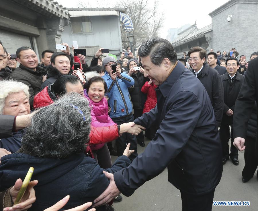 Xi Jinping insiste sur la lutte contre le smog durant sa tournée à Beijing (3)
