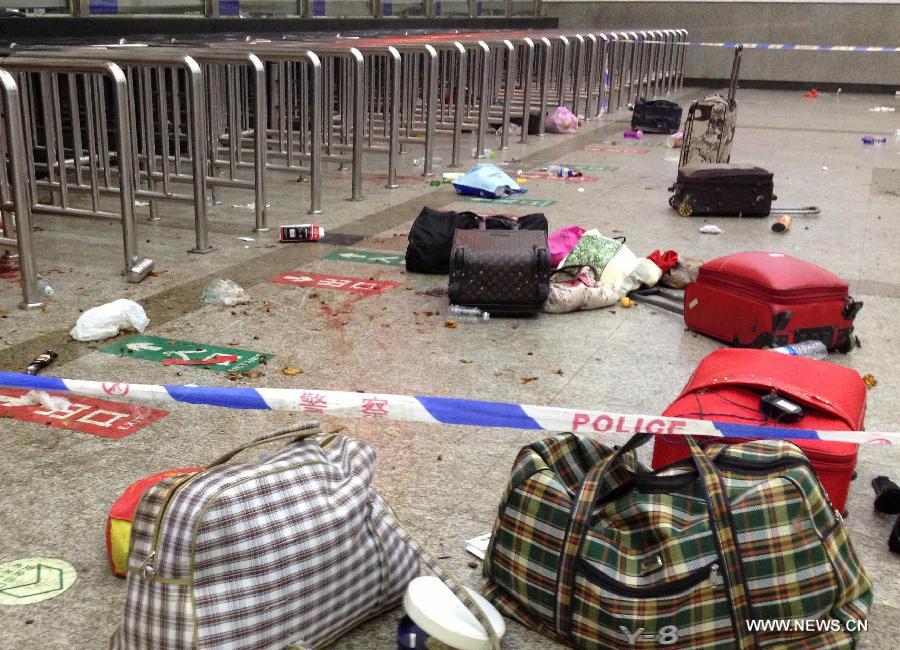 Au moins 29 morts et 130 blessées dans l'attaque de la gare de Kunming