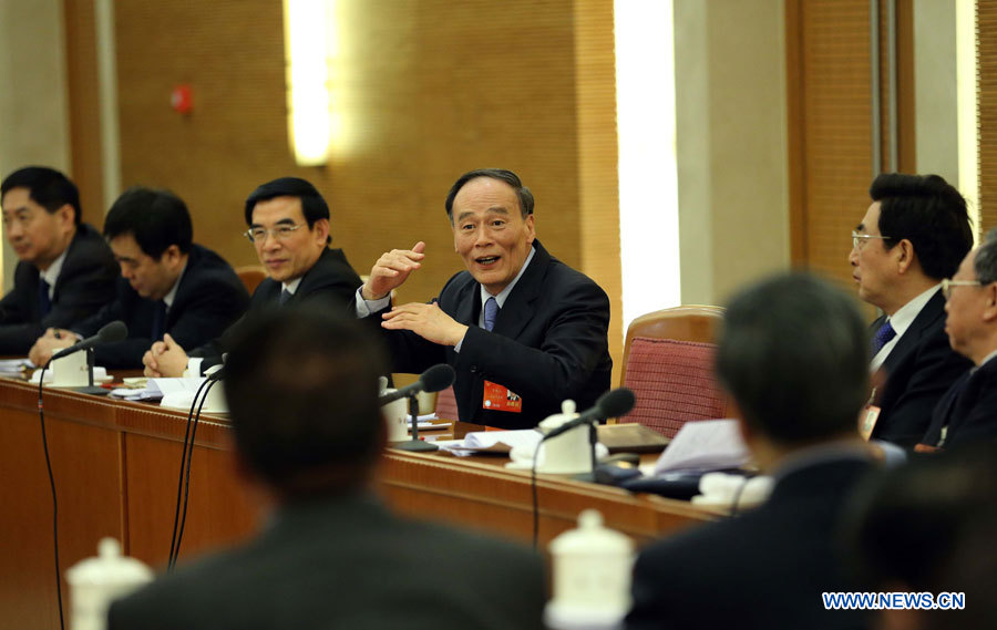 Des dirigeants chinois se joignent aux législateurs dans des délibérations sur le rapport d'activité du gouvernement (4)