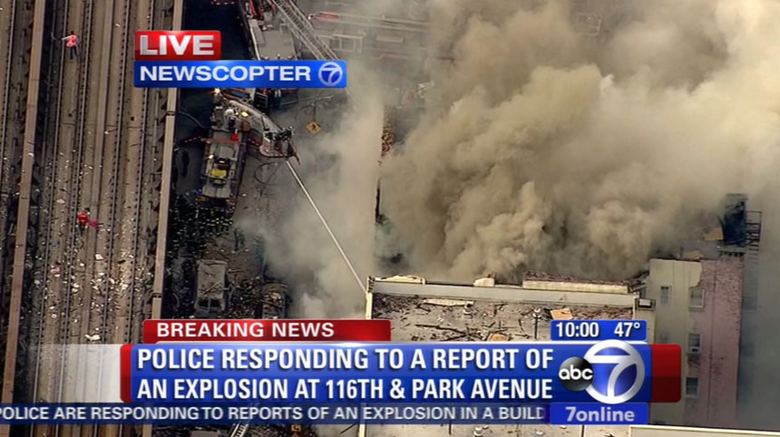 Au moins deux morts et 18 blessés lors d'une explosion d'immeuble à New York (10)