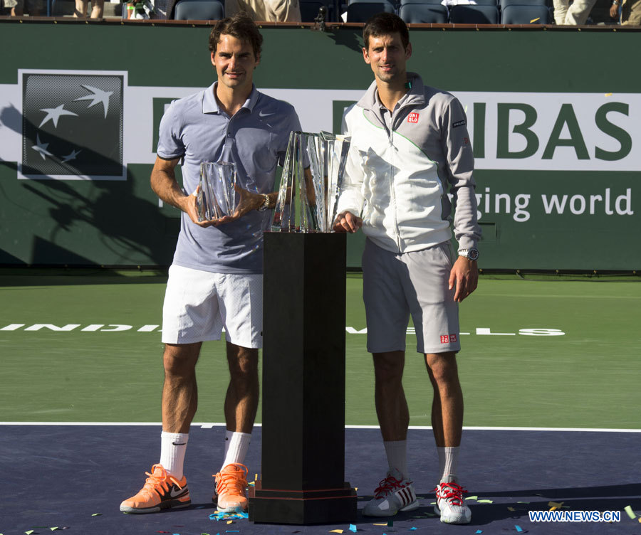 Tennis : Djokovic s'impose face à Federer à Indian Wells (2)