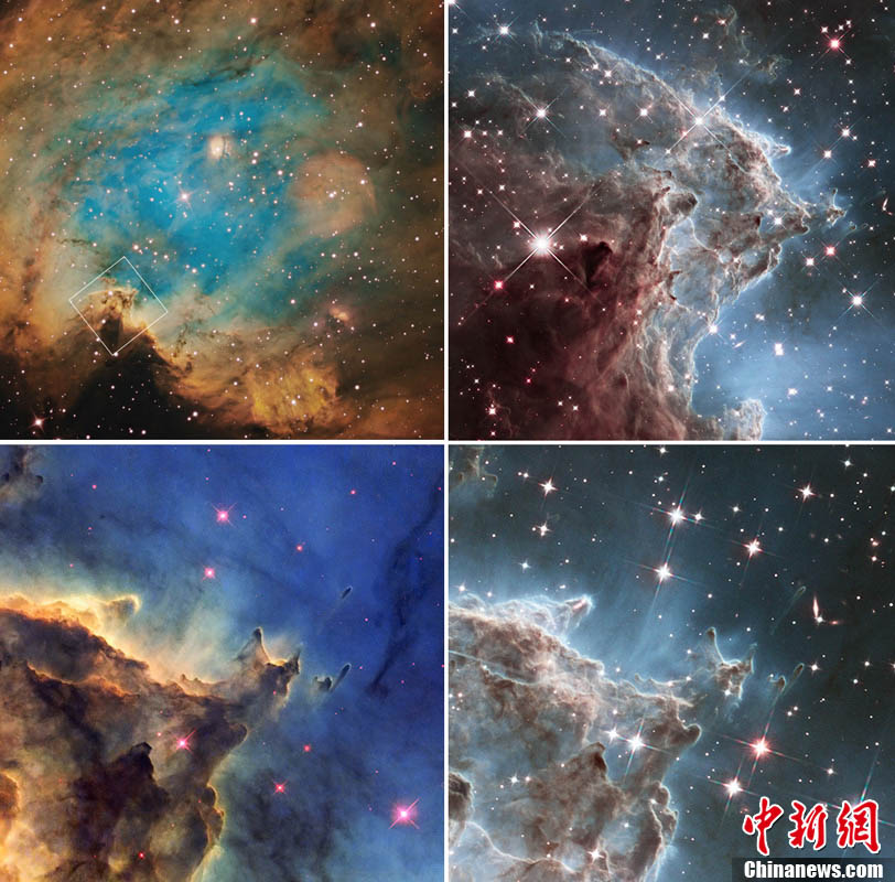 La nébuleuse de la Tête de Singe à l'honneur pour les 24 ans du téléscope Hubble