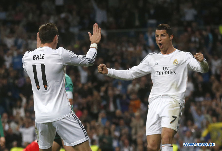 Ligue des champions de l'UEFA: Le Real Madrid qualifié pour les quarts de finale (2)