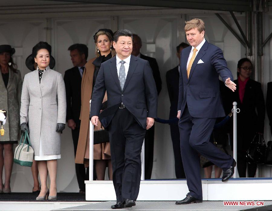 Le président chinois arrive aux Pays-Bas pour faire une visite d'Etat et participer au sommet nucléaire mondial (3)