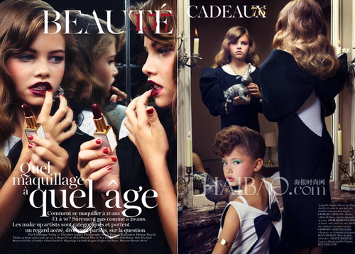 Thylane Blondeau, à 13 ans, illustre le magazine (3)