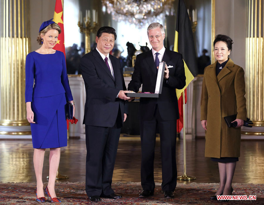Xi Jinping espère que sa visite stimulera les liens de la Chine avec la Belgique et l'Europe (2)