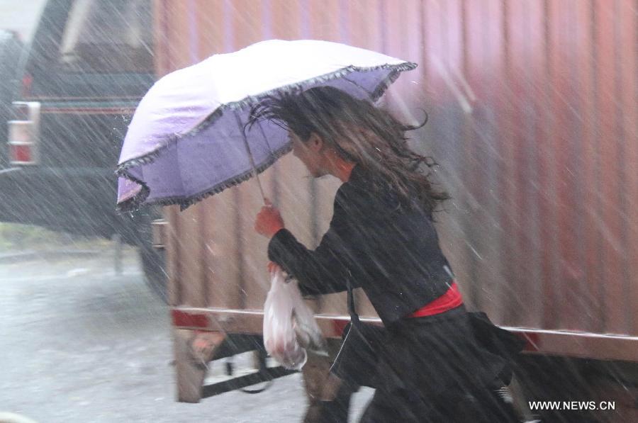 Chine : la pluie provoque des glissements de terrain et des retards de vols dans le sud (3)