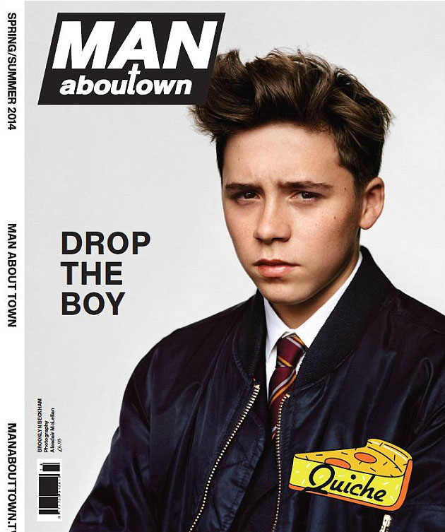 Brooklyn Beckham fait la couverture de Man About Town