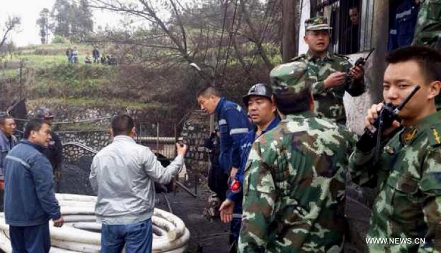 Chine : 22 personnes prises au piège dans l'inondation d'une mine (2)