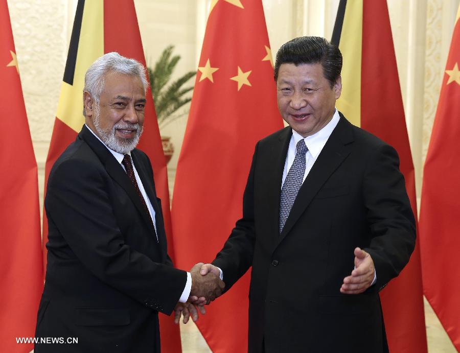 La Chine et le Timor oriental annoncent l'établissement d'un partenariat de coopération global