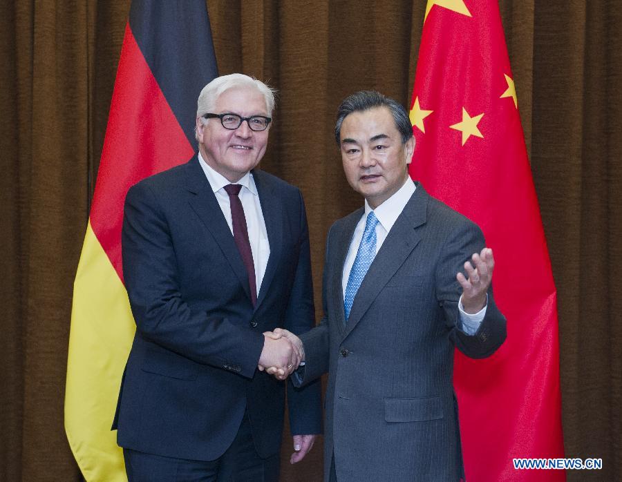 Entretien entre les ministres chinois et allemand des Affaires étrangères