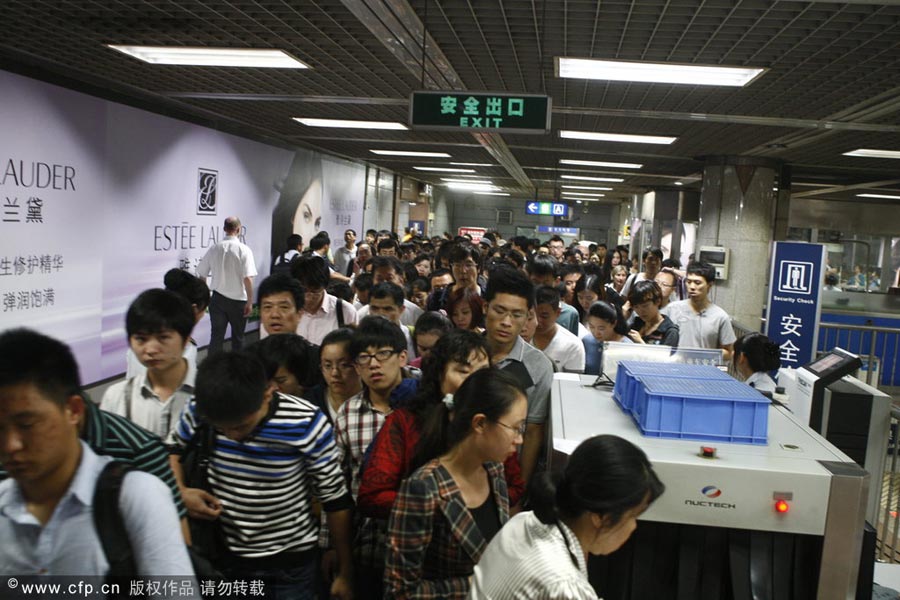 Les stations de métro les plus bondées de Beijing (10)