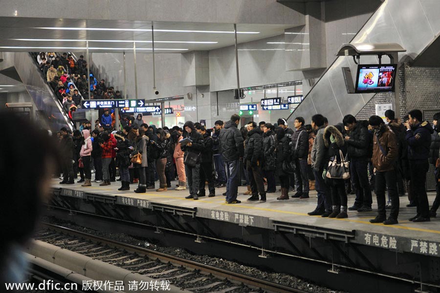 Les stations de métro les plus bondées de Beijing (9)