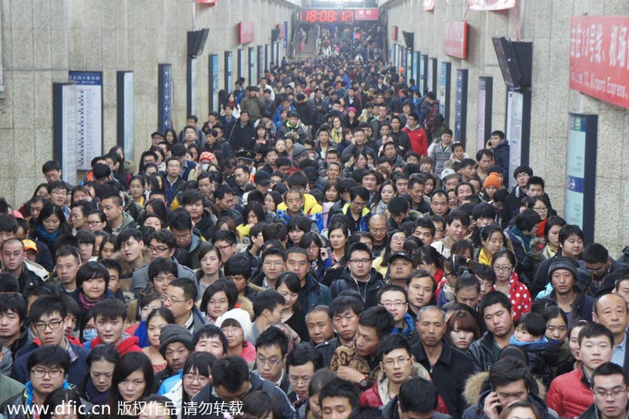 Les stations de métro les plus bondées de Beijing (8)