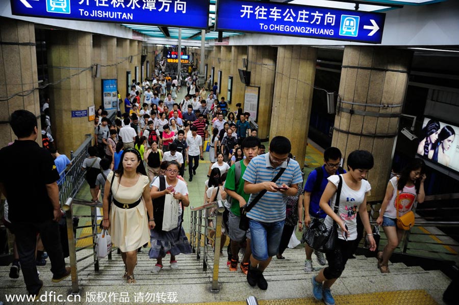 Les stations de métro les plus bondées de Beijing (6)