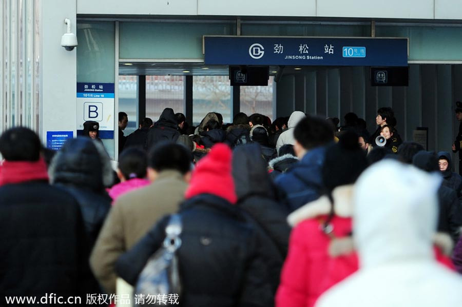 Les stations de métro les plus bondées de Beijing (5)